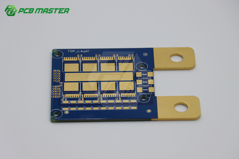 Four-layer 1.60 mm automotive charging module PCB with embedded copper block