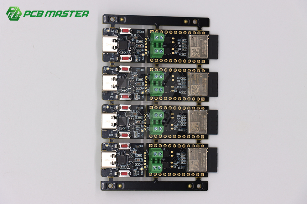 PCBMASTER PCB assembly close-up showing quality workmanship