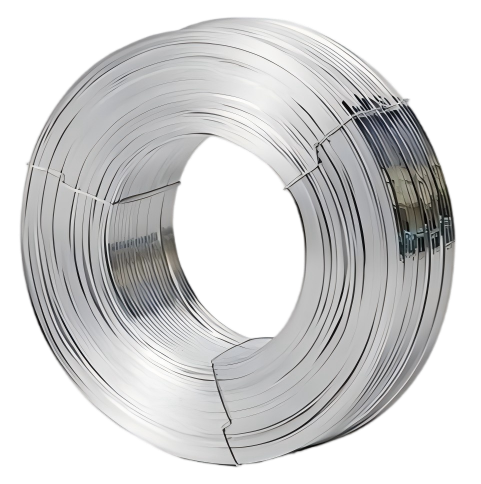 Flat wire cross-section diagram