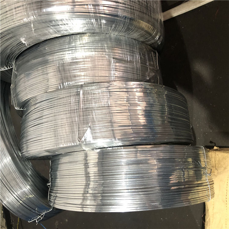 Flat wire spool close-up