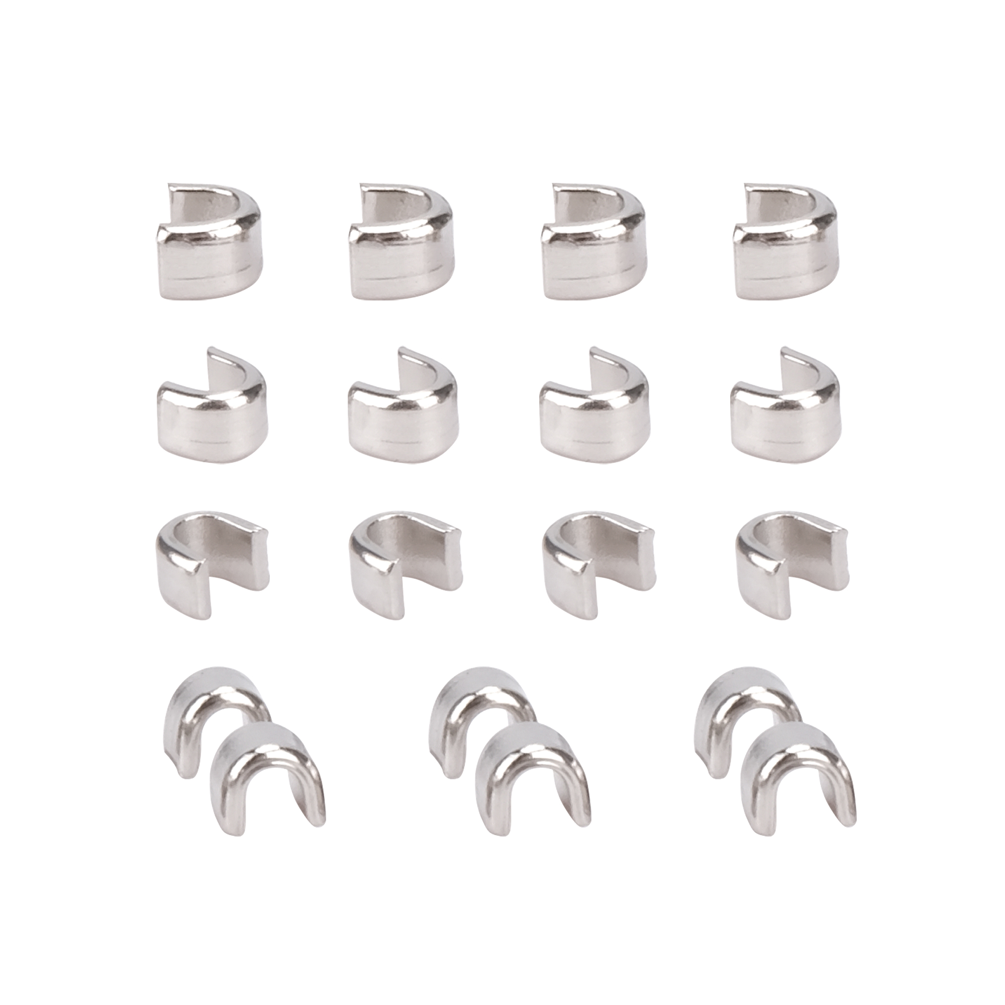 Top stop wire FPD-TSW for garment and luggage zipper chain ends
