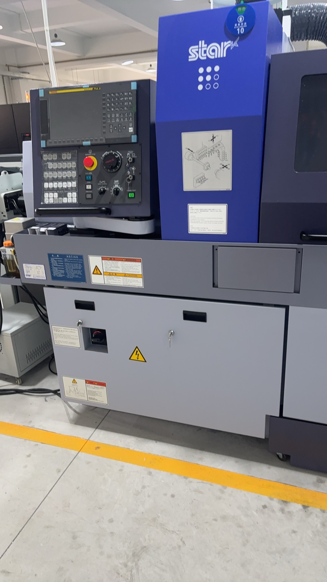 Swiss-type turn-mill machine used for complex geometry precision parts