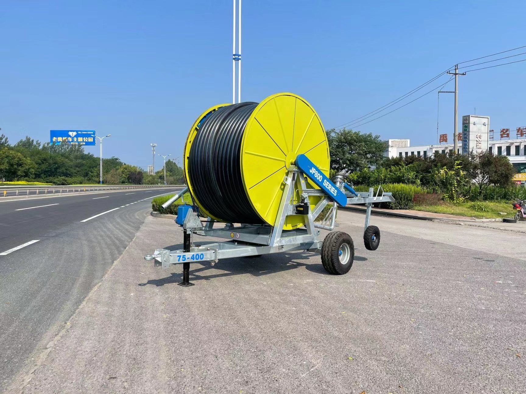 JP800 hose reel irrigation machine for farm irrigation without electricity