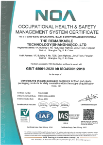 ISO 45001:2018 Occupational Health & Safety Management System