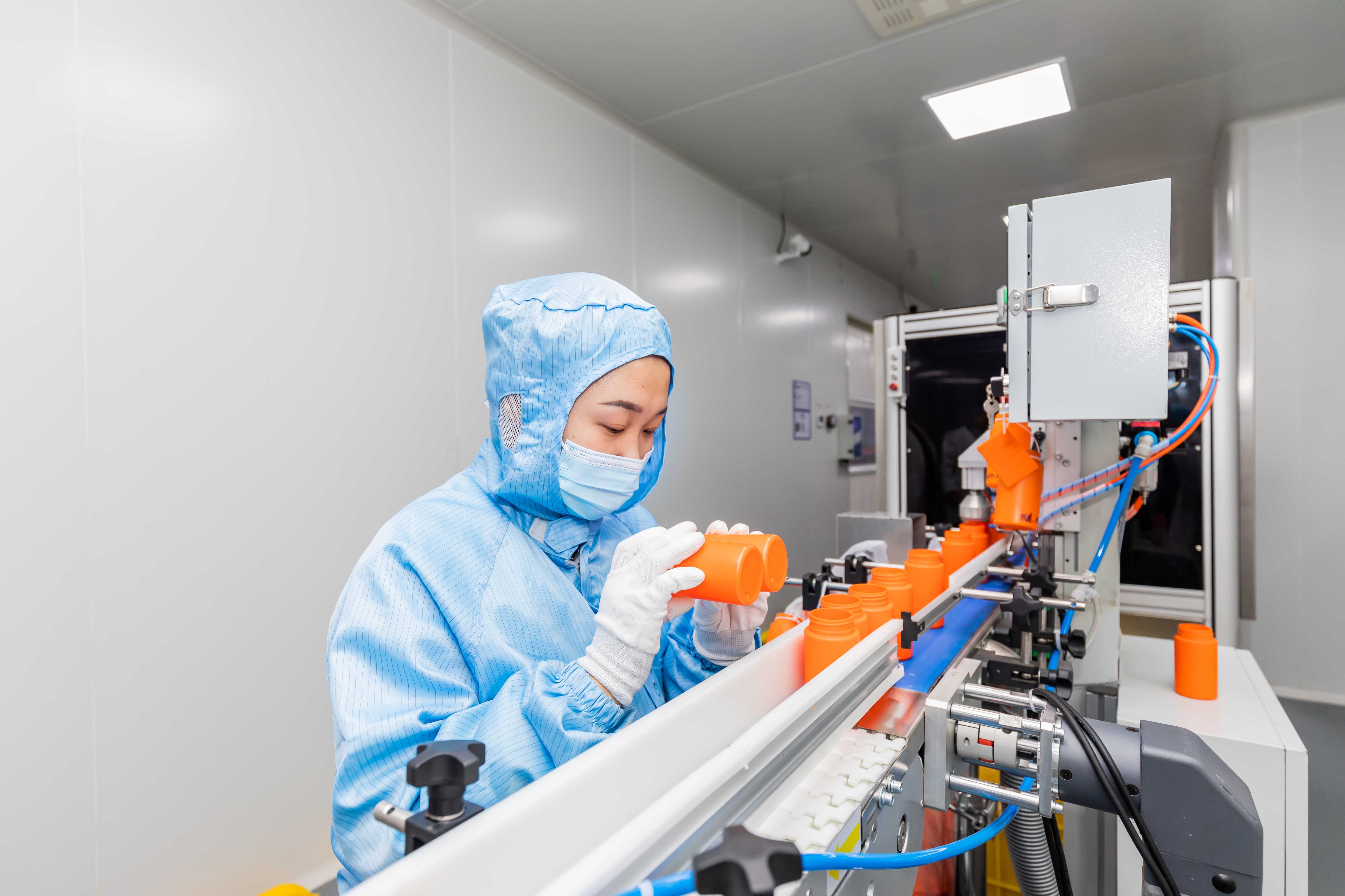 Quality control inspection at RTCO packaging facility