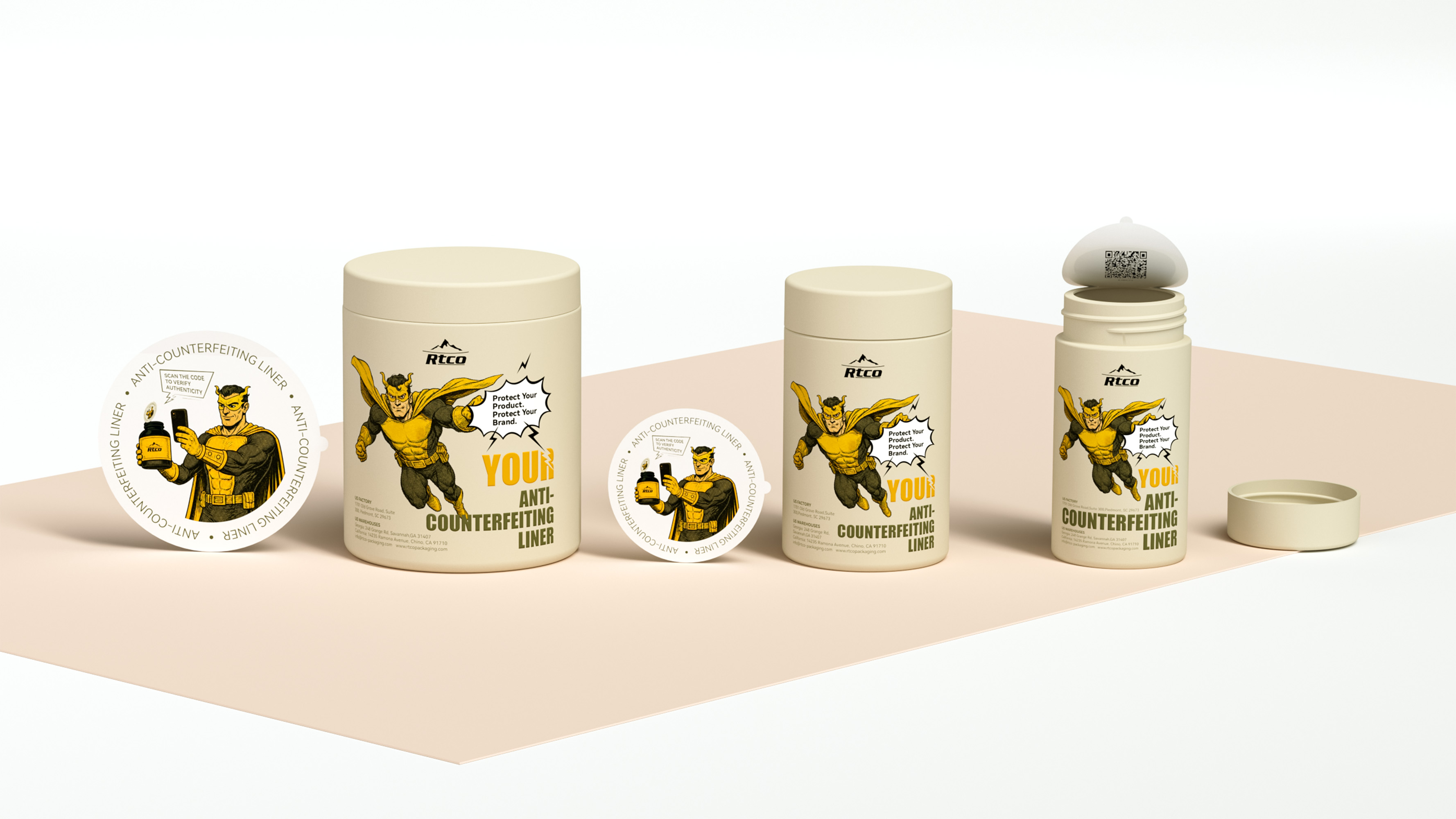 RTCO-6oz+10oz+20oz-HDPE with anti-counterfeiting liner