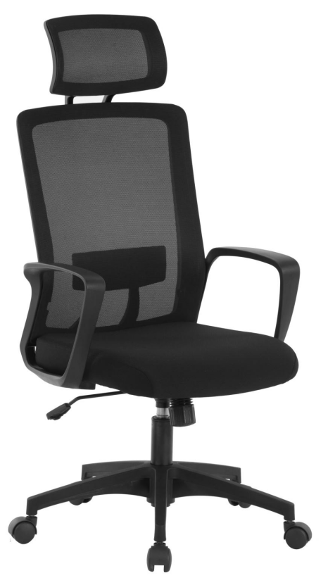Office chairs in a modern conference room setting