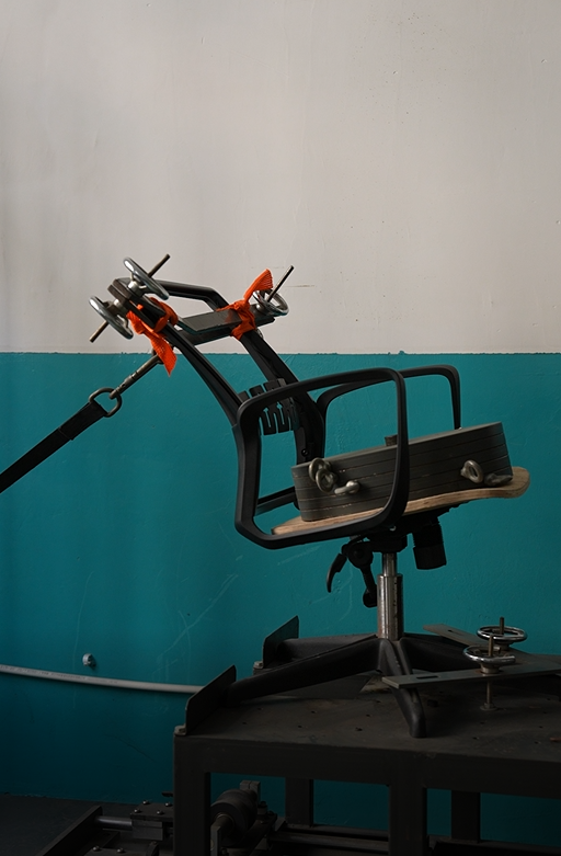 Office chair product testing supporting supplier verification