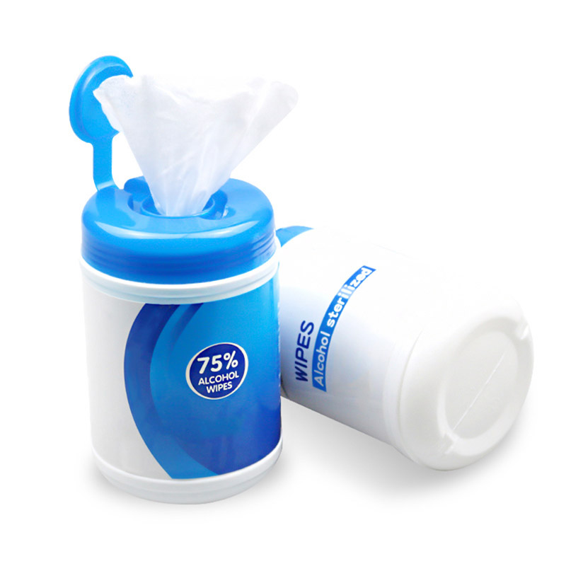 Canister wet wipe packaging line sample from WIMACH