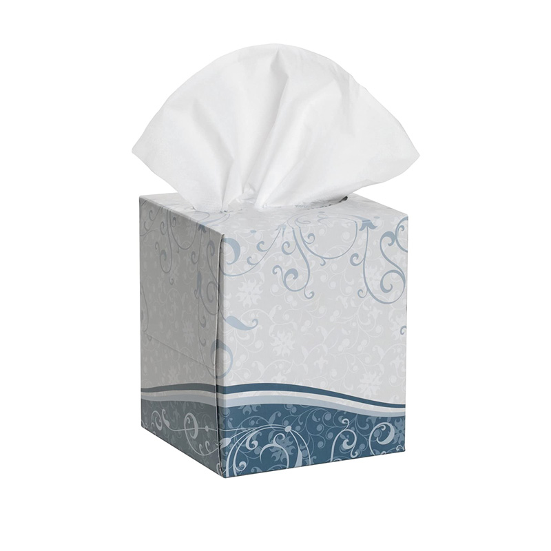 TC-80F Cube Box Facial Tissue Packaging Sample