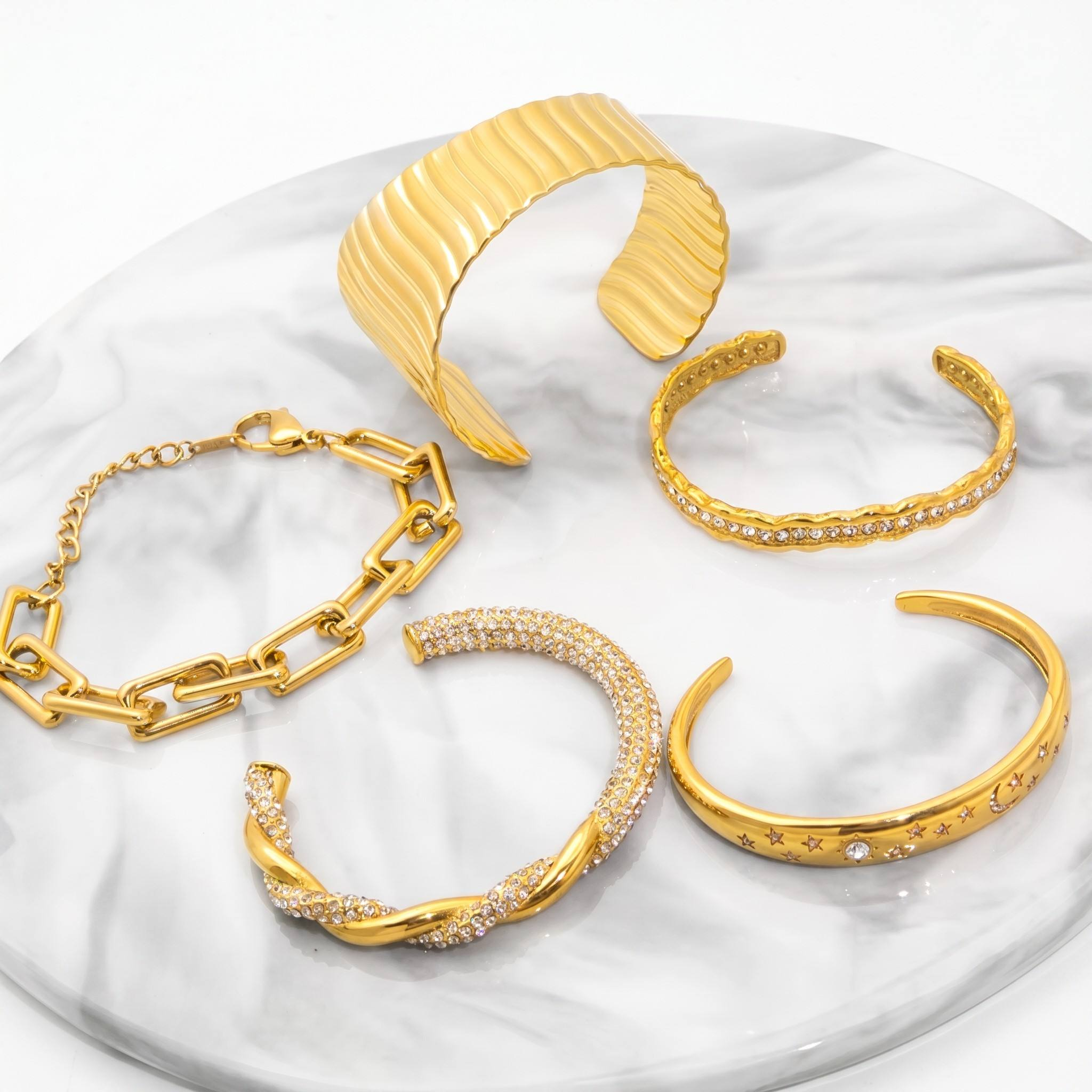 Stainless steel bangle display image