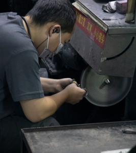 Grinding and polishing