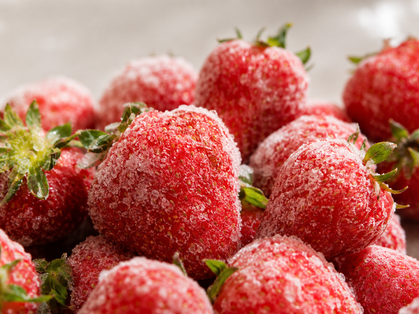 IQF strawberry thawing integrity comparison across applications