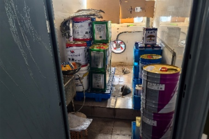 Chemical storage area