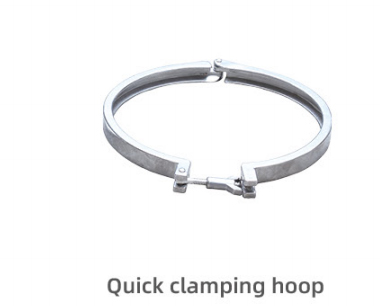 Quick clamping hoop