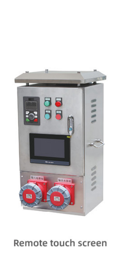 Remote touch screen
