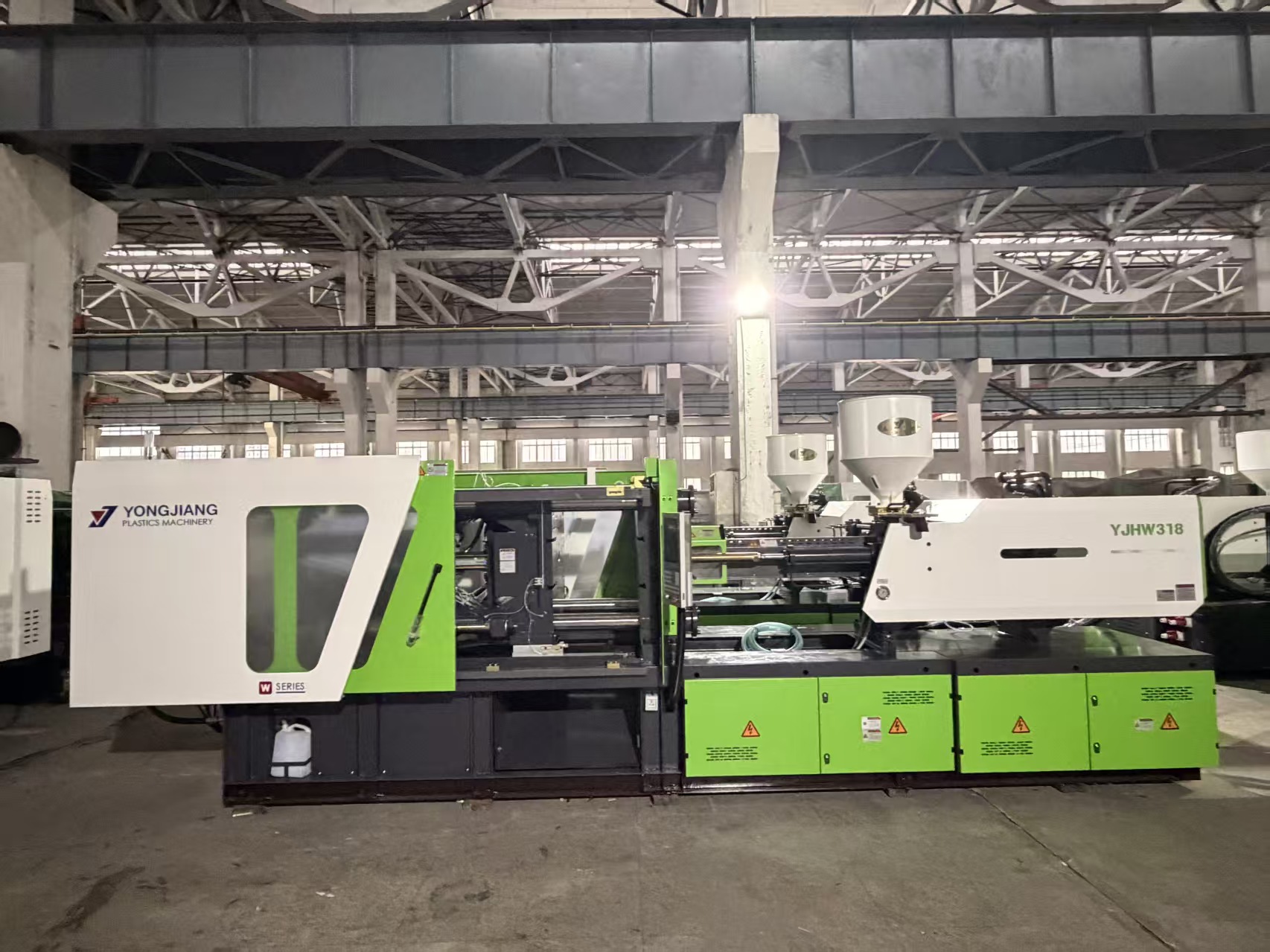 High speed PET preform injection machine production line