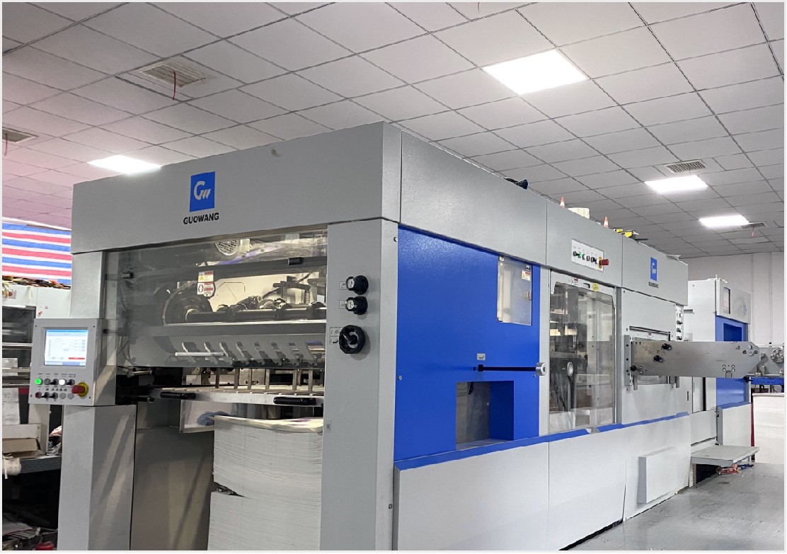 advanced printing and production machinery in Yawanhong factory