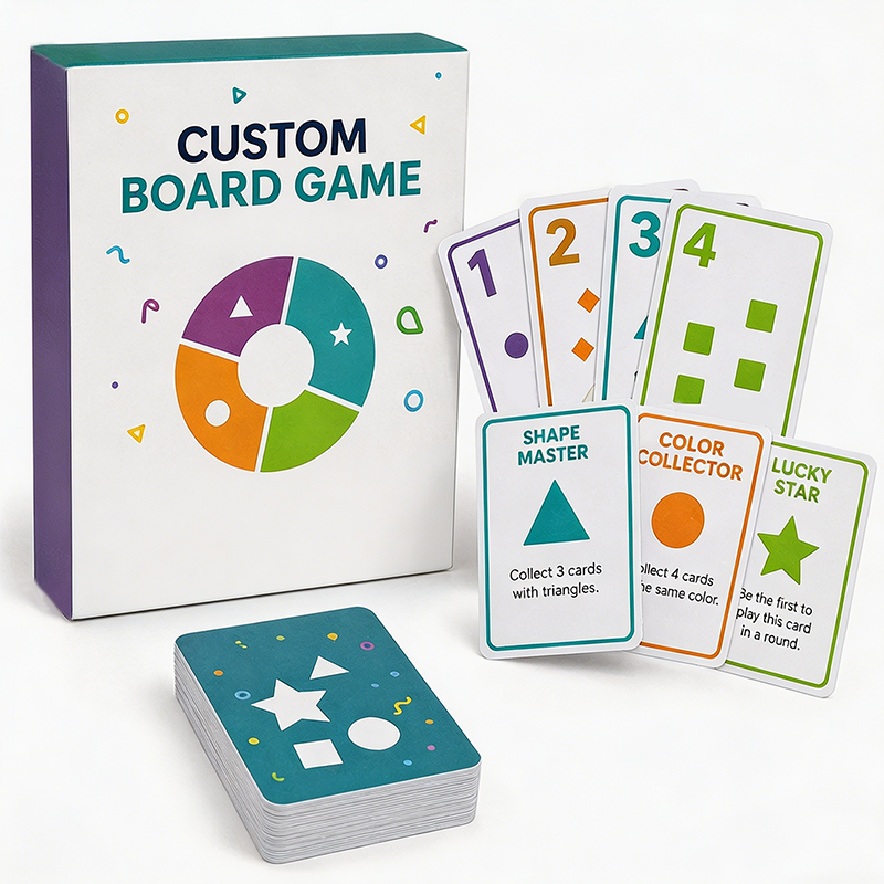 Couples card game printed as a custom card deck