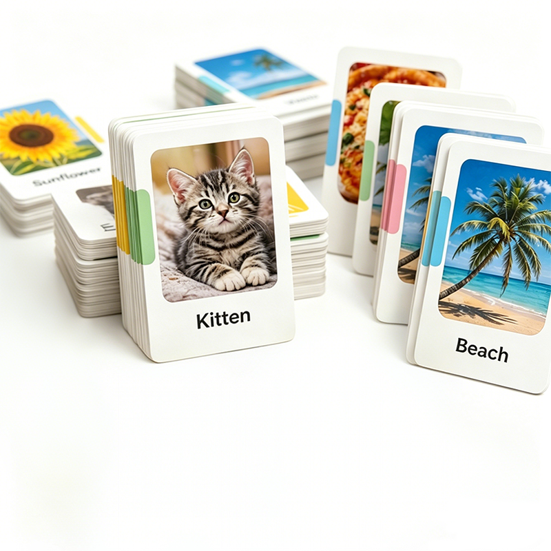 Custom card game printing at Yawanhong factory