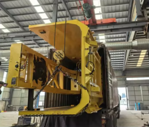 Dump semi trailer