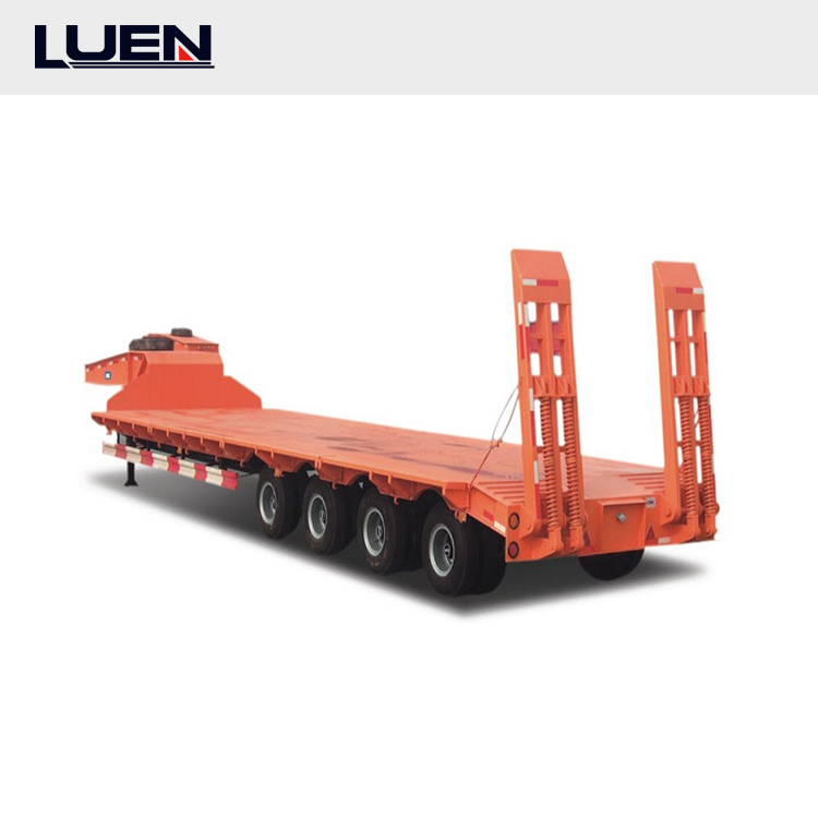 low boy semi trailer