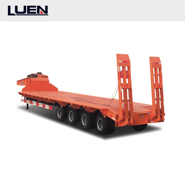 low boy semi trailer