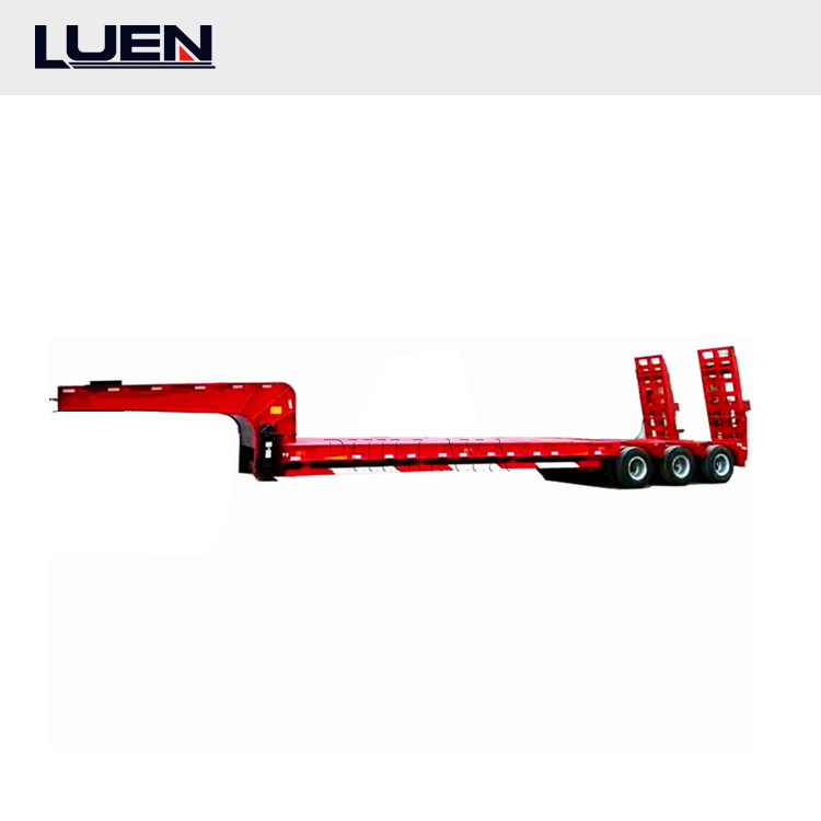 low boy semi trailer