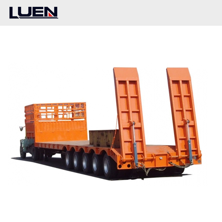 low boy semi trailer
