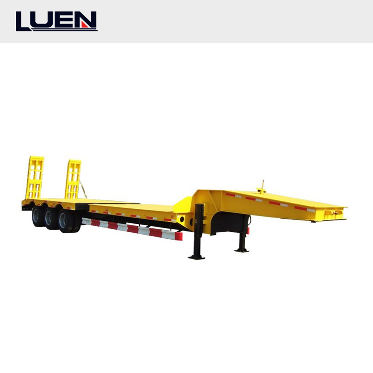 low boy semi trailer