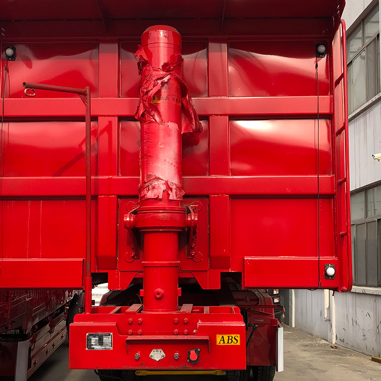 Dump semi trailer