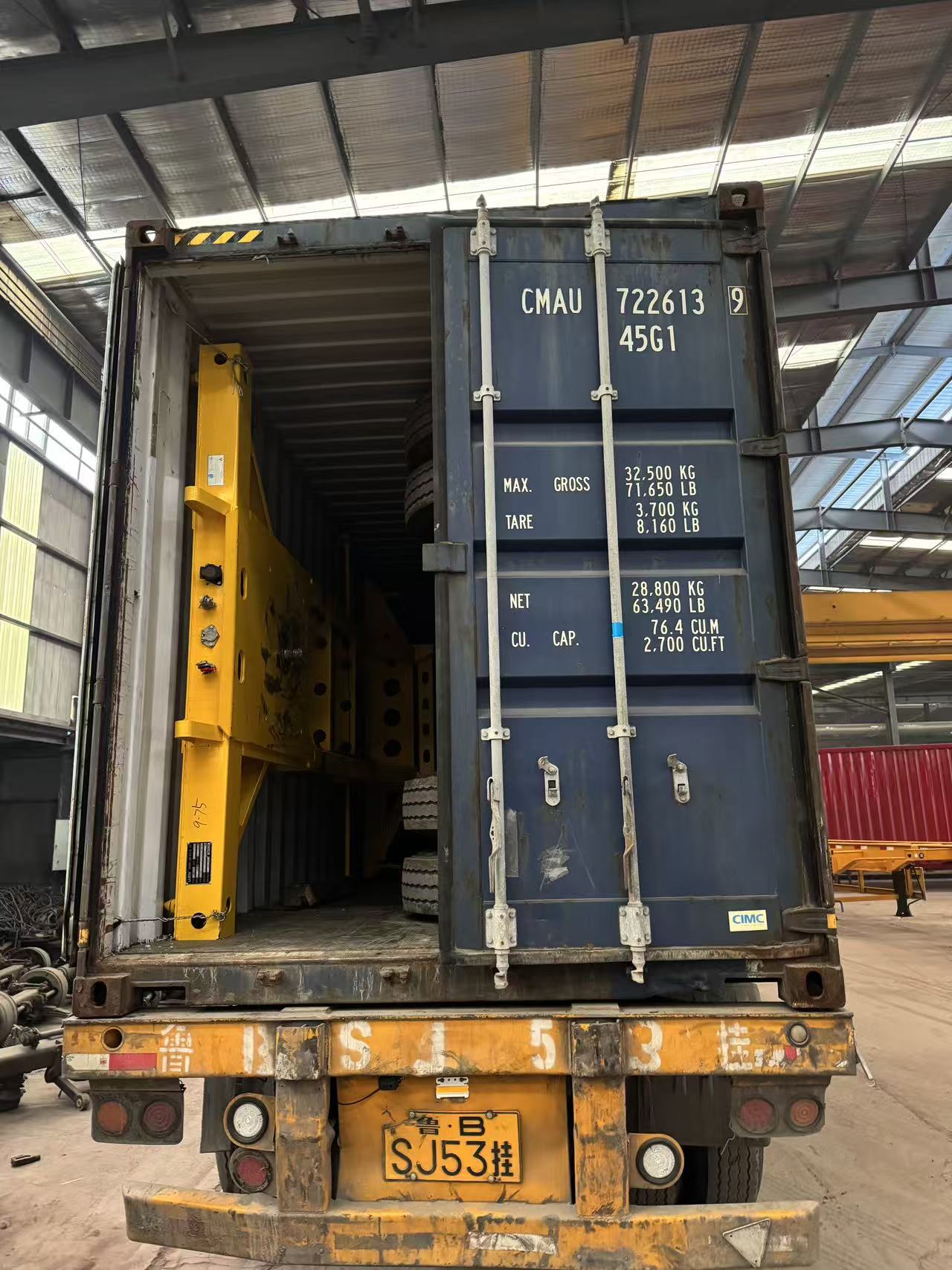 container semi trailer