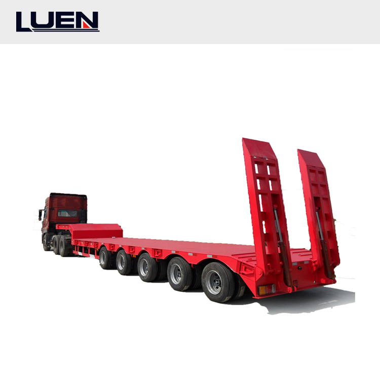 low boy semi trailer