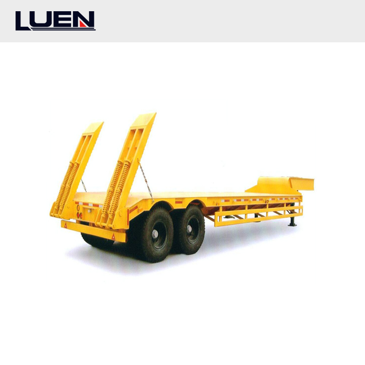 low boy semi trailer