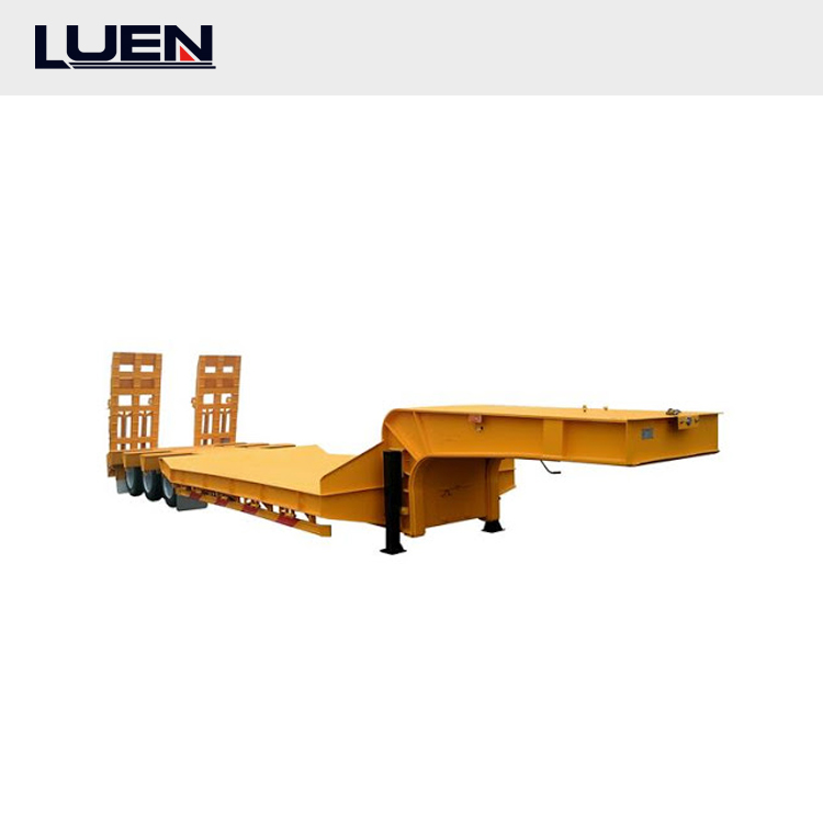 low boy semi trailer