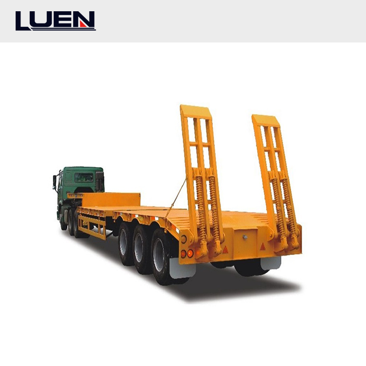low boy semi trailer