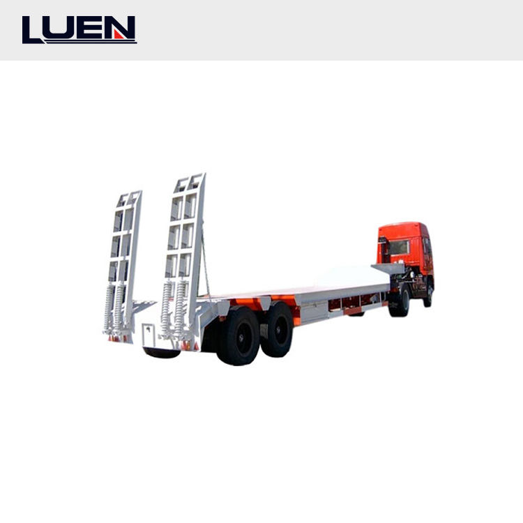 low boy semi trailer