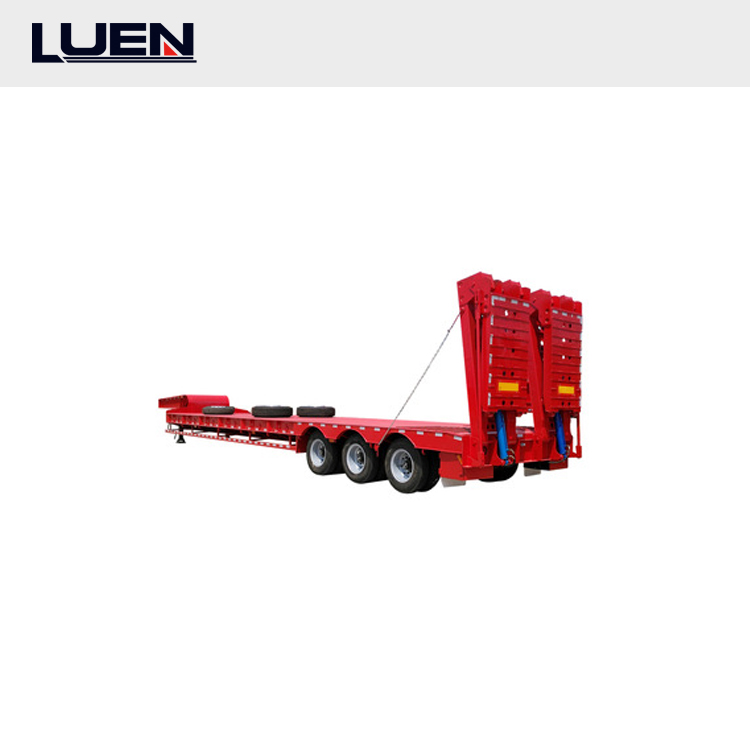 low boy semi trailer