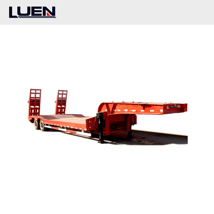low boy semi trailer