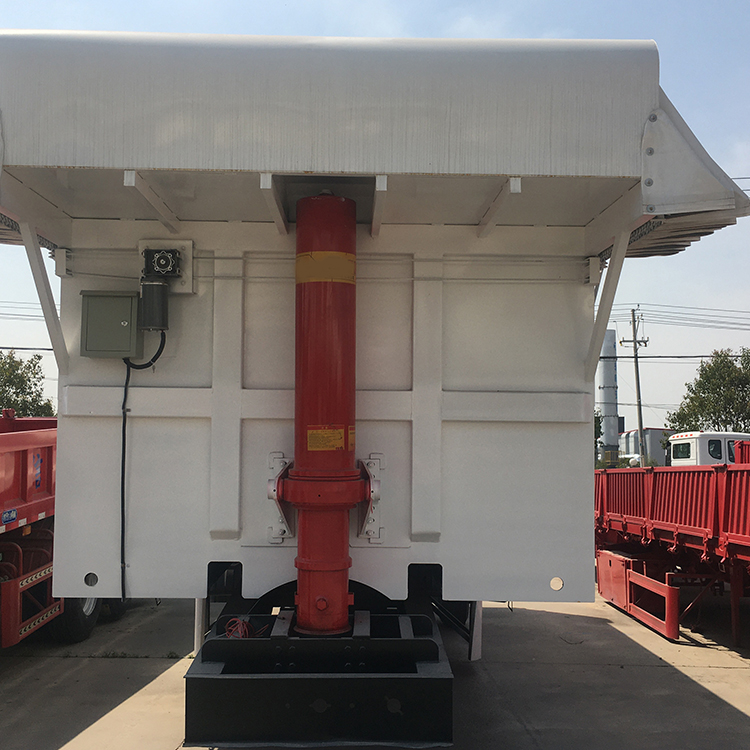 Dump semi trailer
