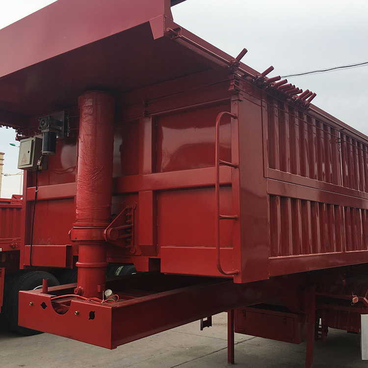 Dump semi trailer