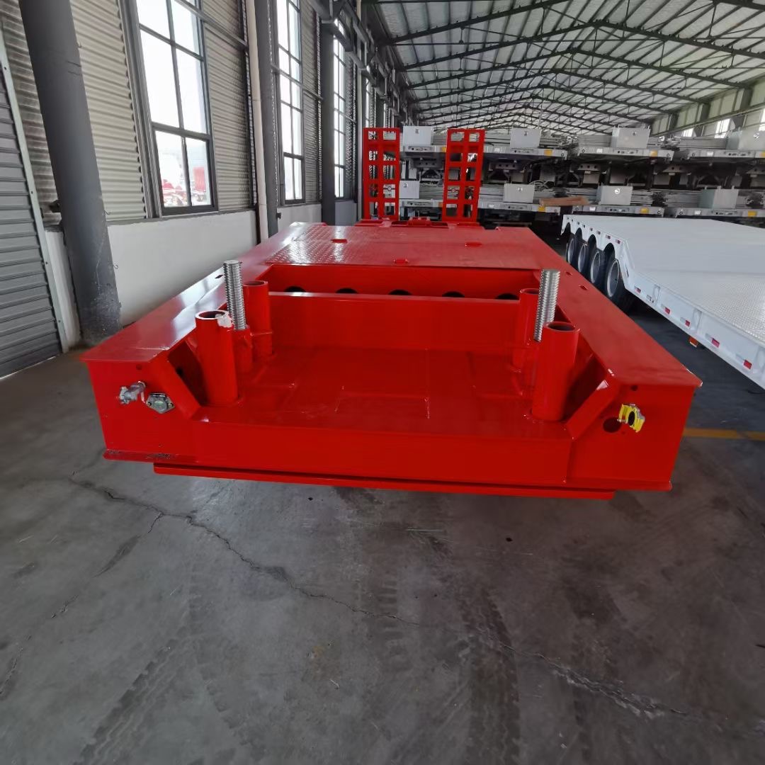 low boy semi trailer
