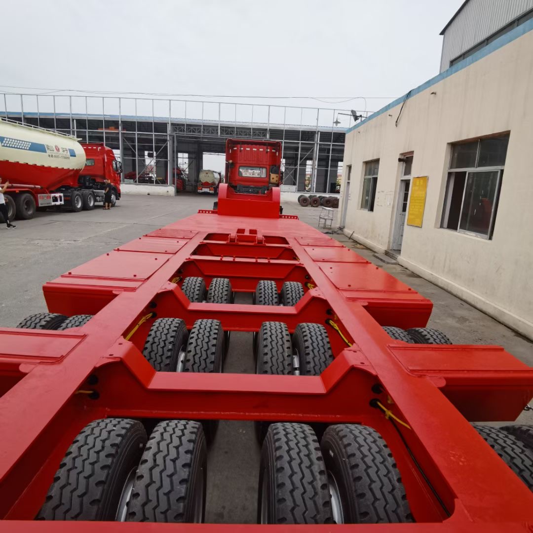 low boy semi trailer
