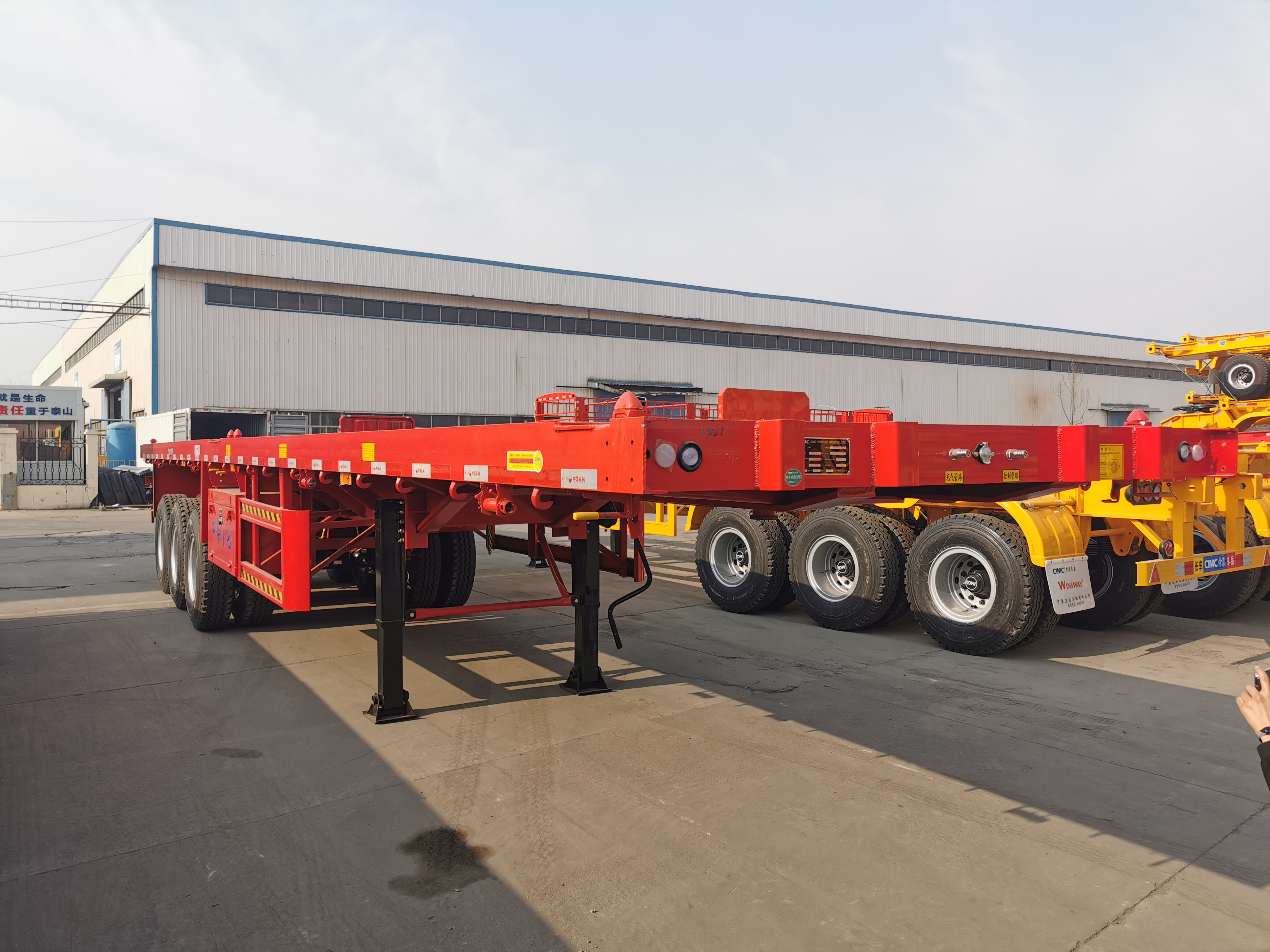 container semi trailer