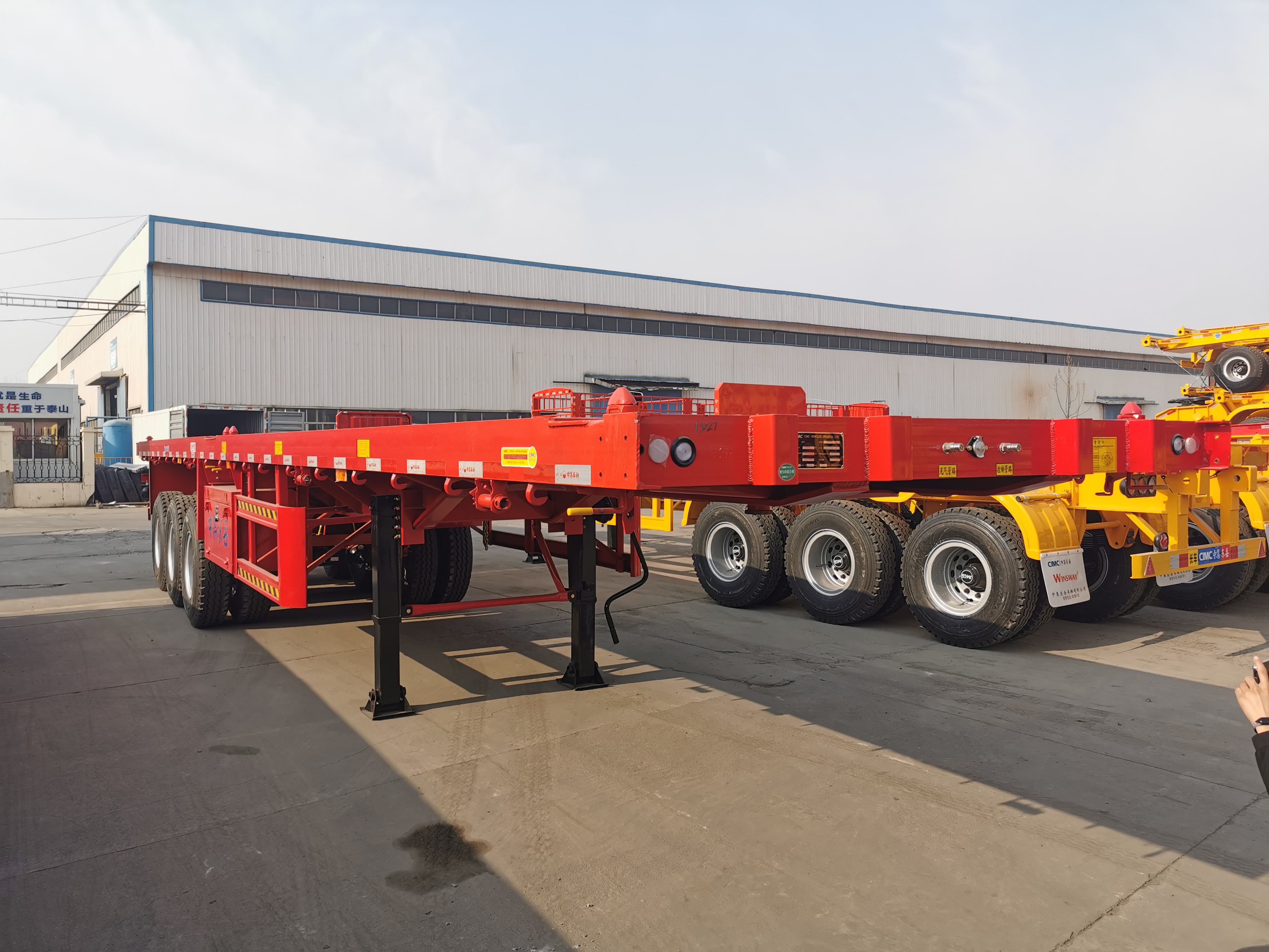 container semi trailer