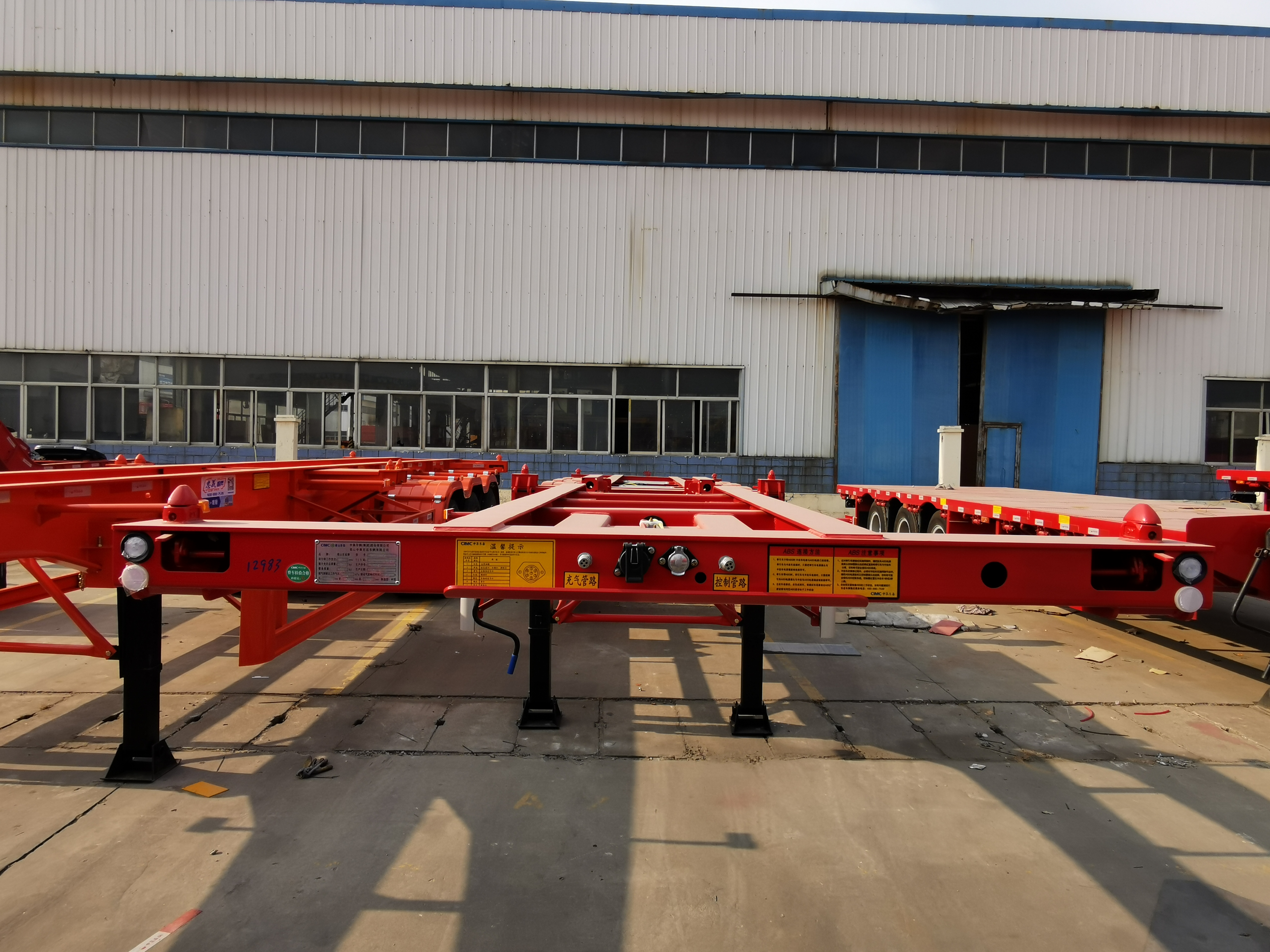 container semi trailer