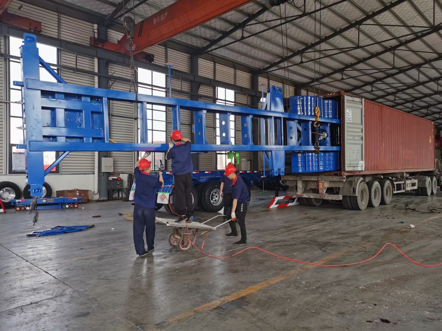 container semi trailer