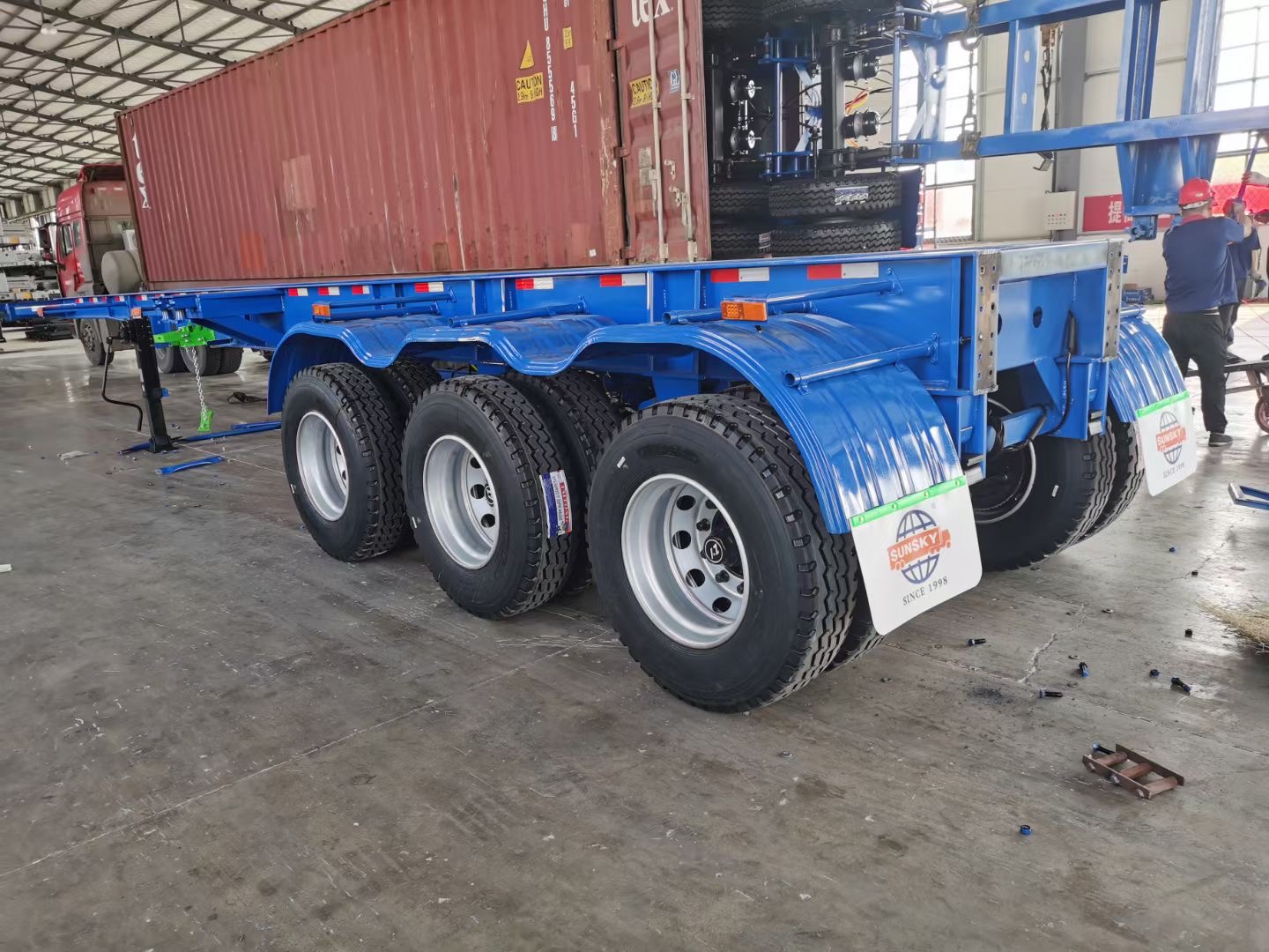 container semi trailer