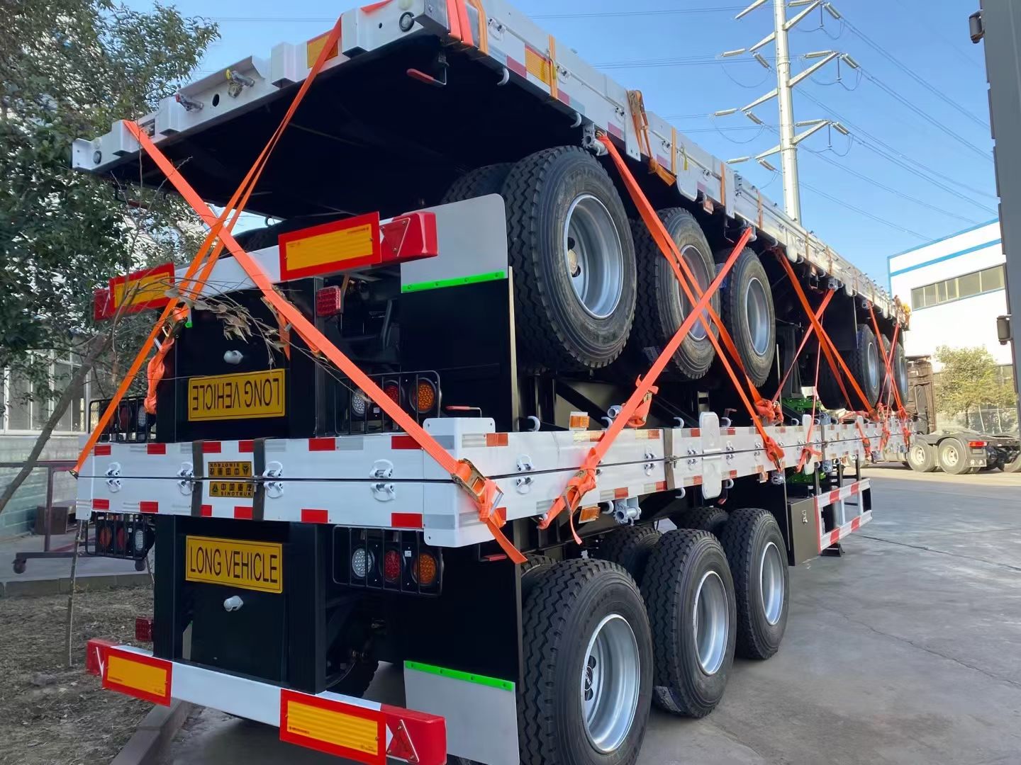flatbed semi trailer