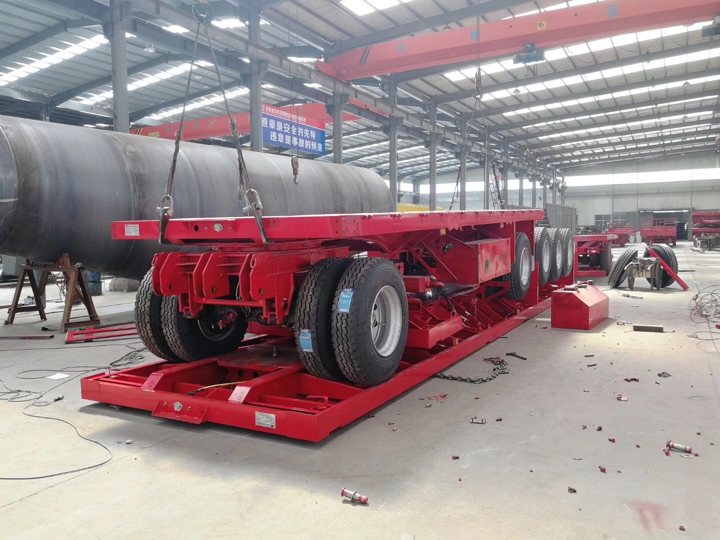 flatbed semi trailer
